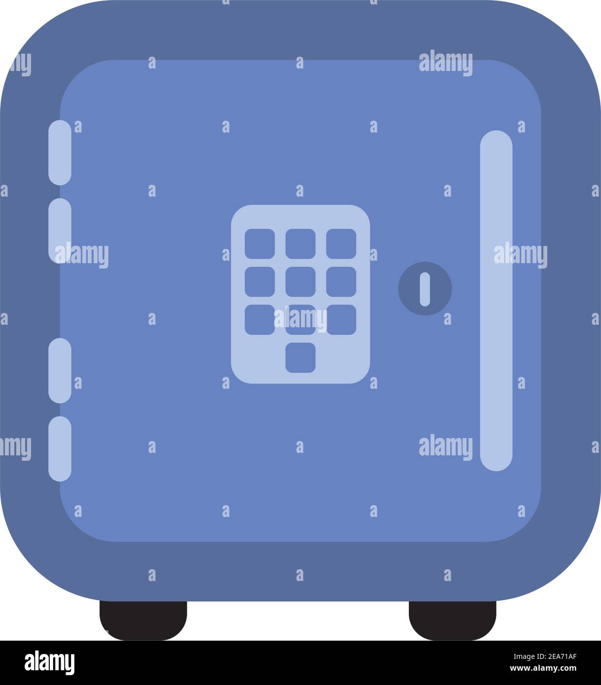 safe box banking with digital keyboard vector illustration design Stock ...