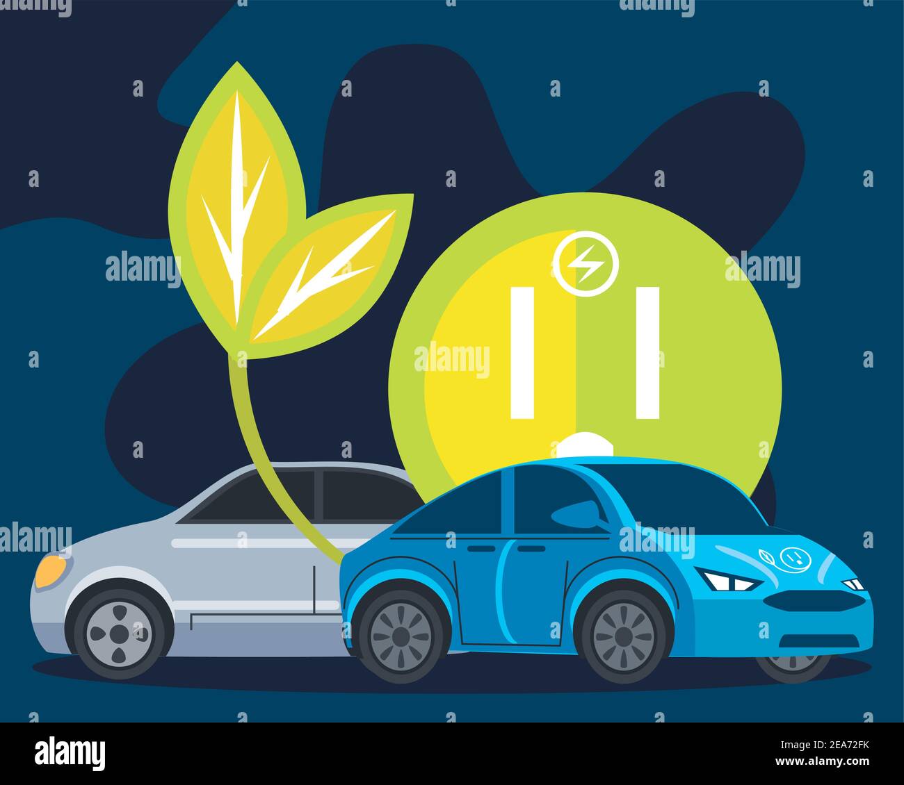 electric cars vehicle efficient industry ecology technology vector