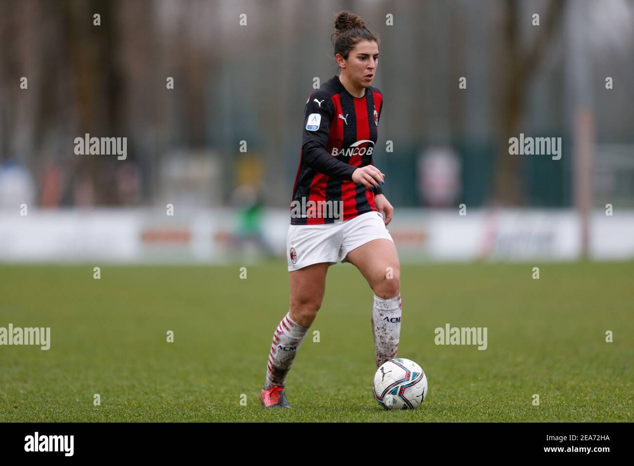 Valentina Bergamaschi (AC Milan) during AC Milan vs ACF Fiorentina femminile,  Italian football Serie A Wome - Photo .LiveMedia/Francesco Scaccianoce  Stock Photo - Alamy