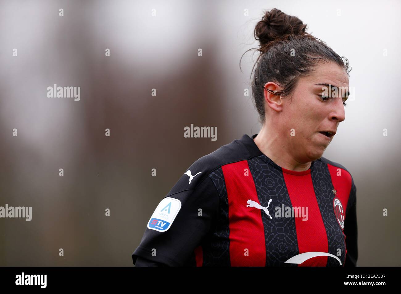 Valentina Bergamaschi (AC Milan) during AC Milan vs ACF Fiorentina femminile,  Italian football Serie A Wome - Photo .LiveMedia/Francesco Scaccianoce  Stock Photo - Alamy