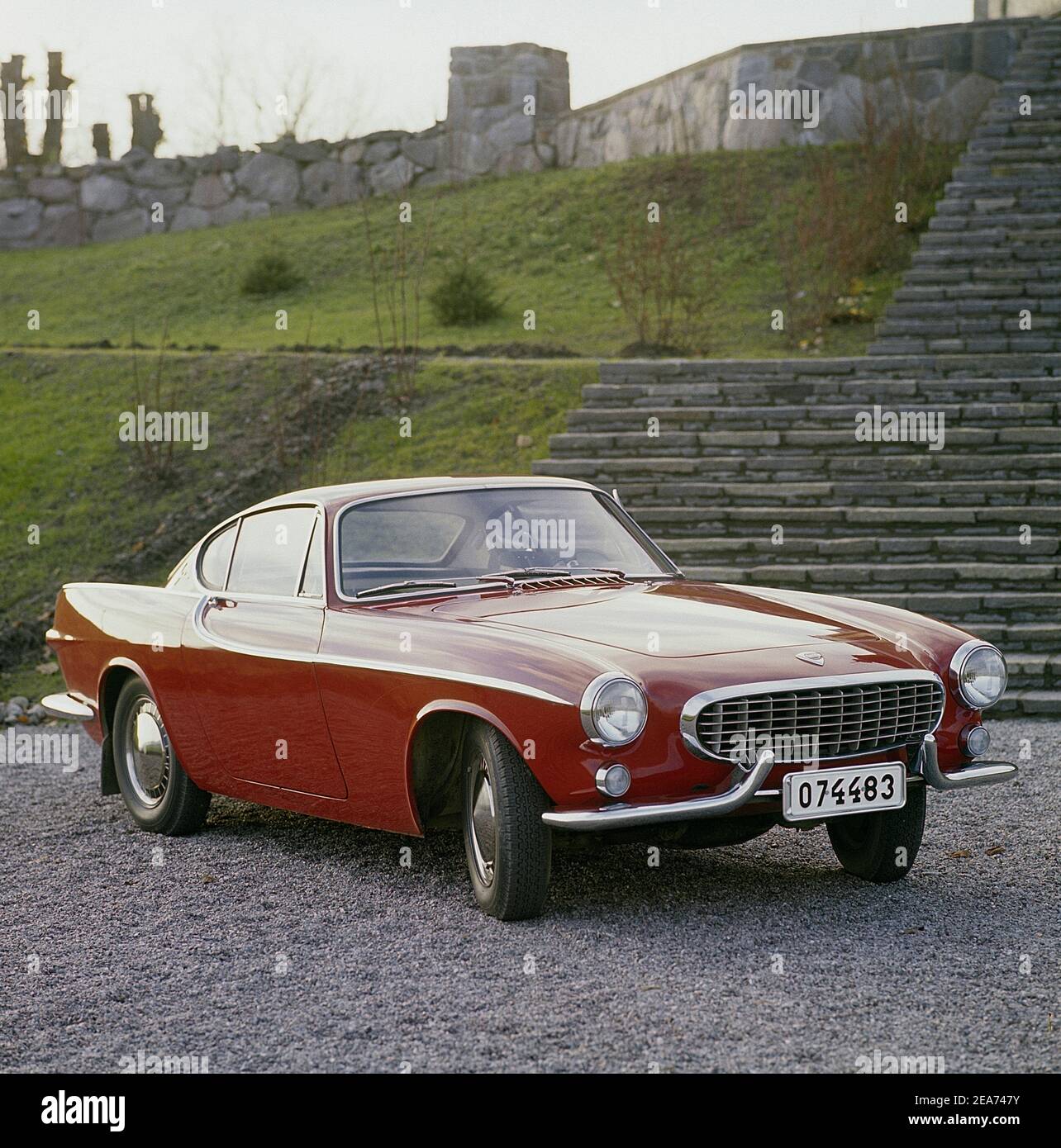 Volvo P1800. A sports car manufactured by Volvo Cars wtih production