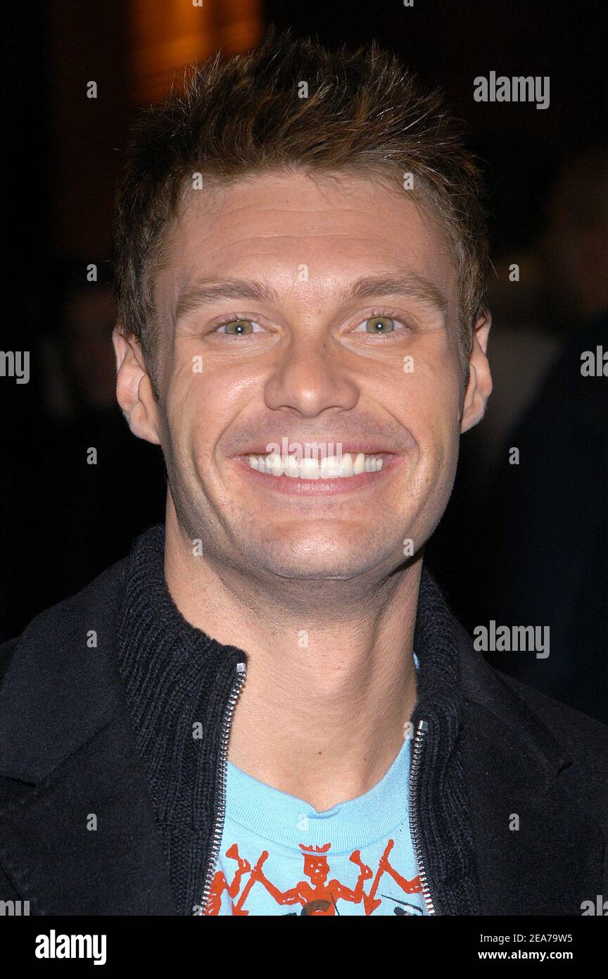 American Idol host Ryan Seacrest appears January 8, 2004, at the launch
