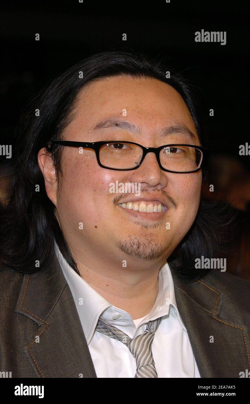 Director Joseph Kahn attends the World Premiere of Torque at the Grauman's Chinese Theatre, Los Angeles, January 14, 2004. (Pictured: Joseph Kahn). Photo by Lionel Hahn/Abaca. Stock Photo