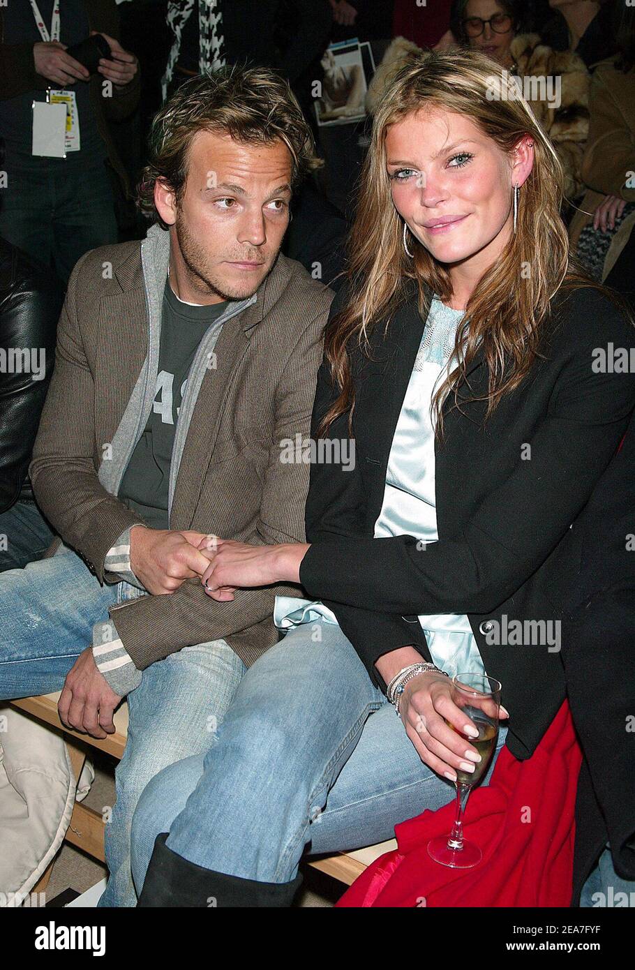 Stephen Dorff and girlfriend May Anderson attend the Custo Barcelona