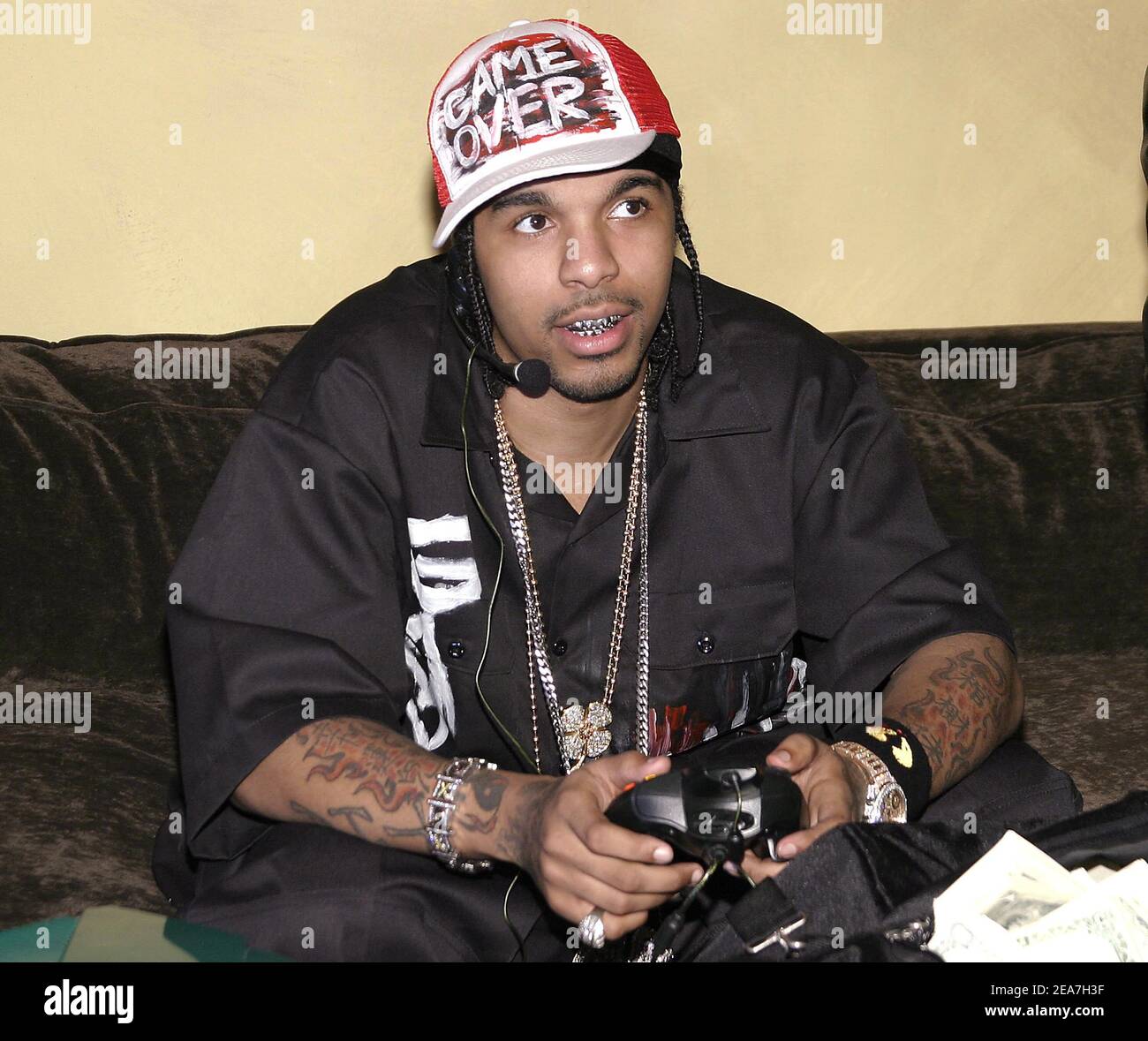 Lil' Flip on the set of the music Video Game Over Los AngelesCA