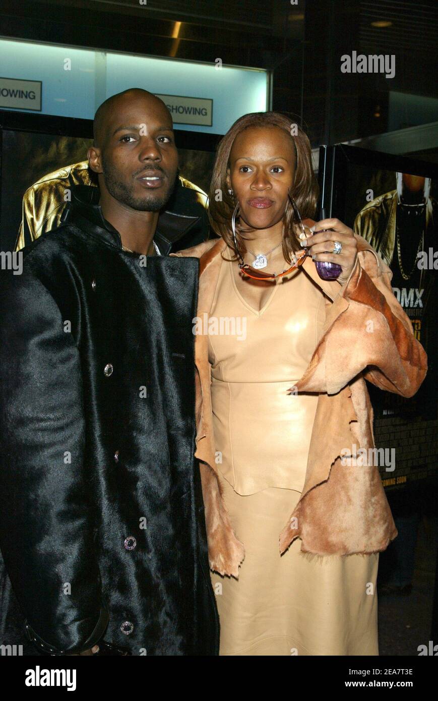 DMX and wife Tashera Simmons co producer of the movie attend the