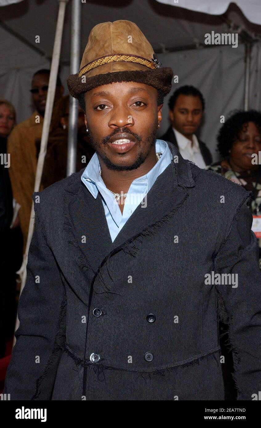 Anthony Hamilton arrives at the Apollo theatre 70th Anniversary