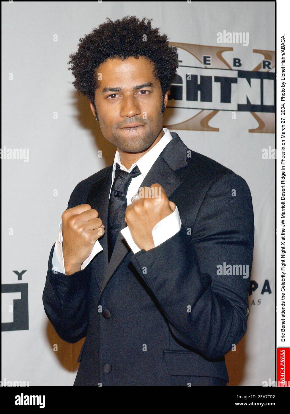 Eric Benet attends the Celebrity Fight Night X at the JW Marriott