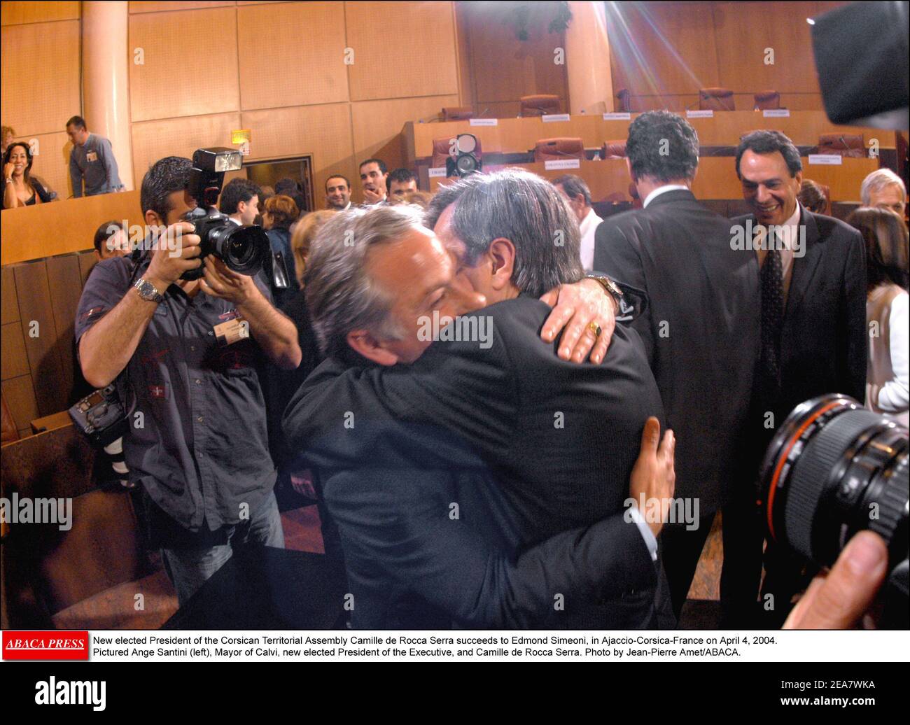 New elected President of the Corsican Territorial Assembly Camille de ...