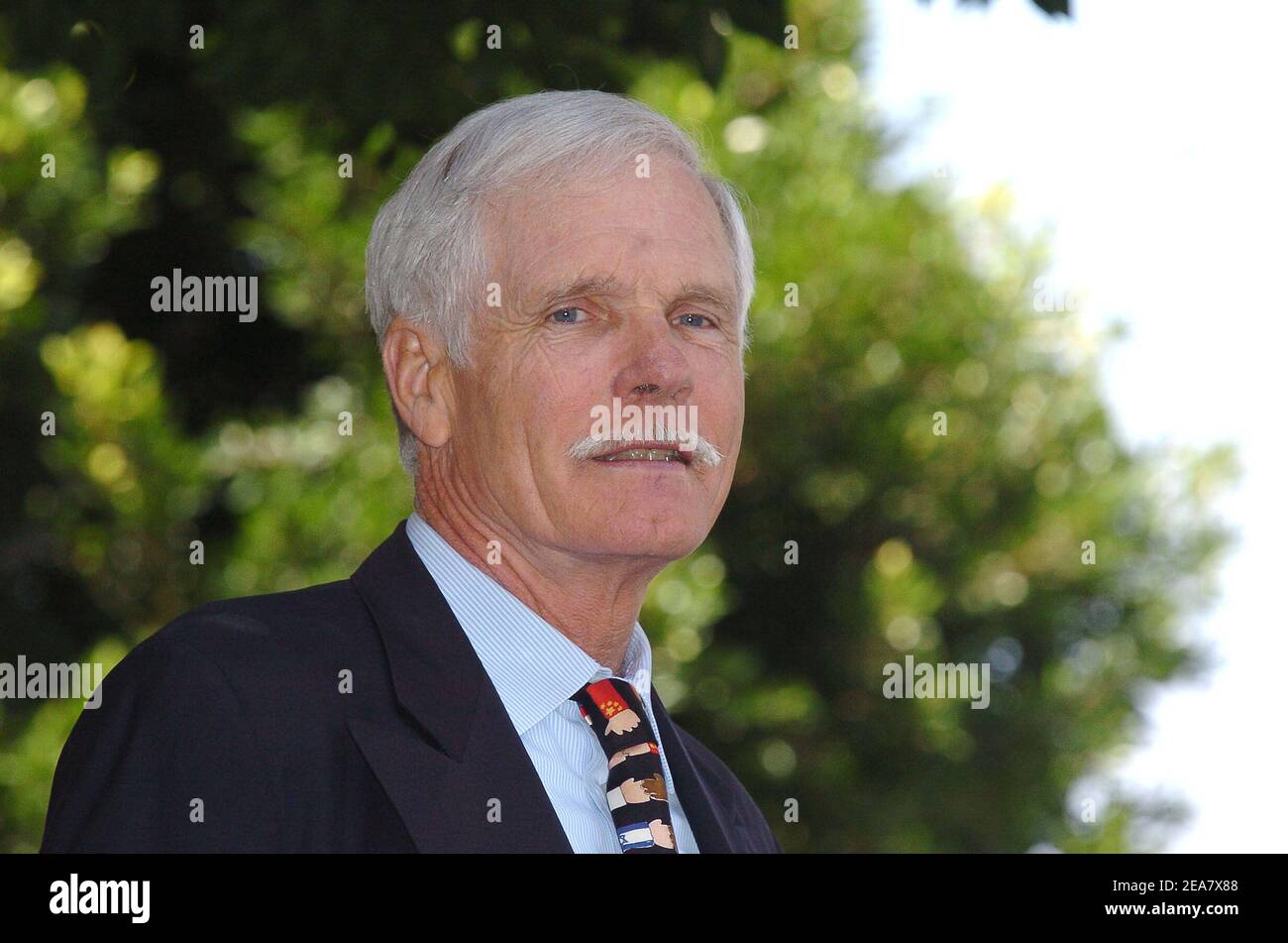 Ted Turner is honored with the 2,251st star on the Hollywood Walk of