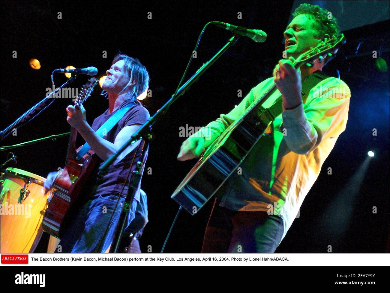 The Bacon Brothers (Kevin Bacon, Michael Bacon) perform at the Key Club