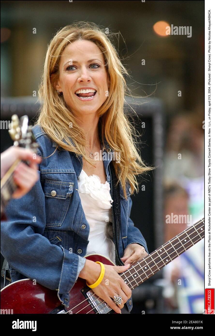 Sheryl Crow performs live on the Plaza at Rockefeller Center as part of