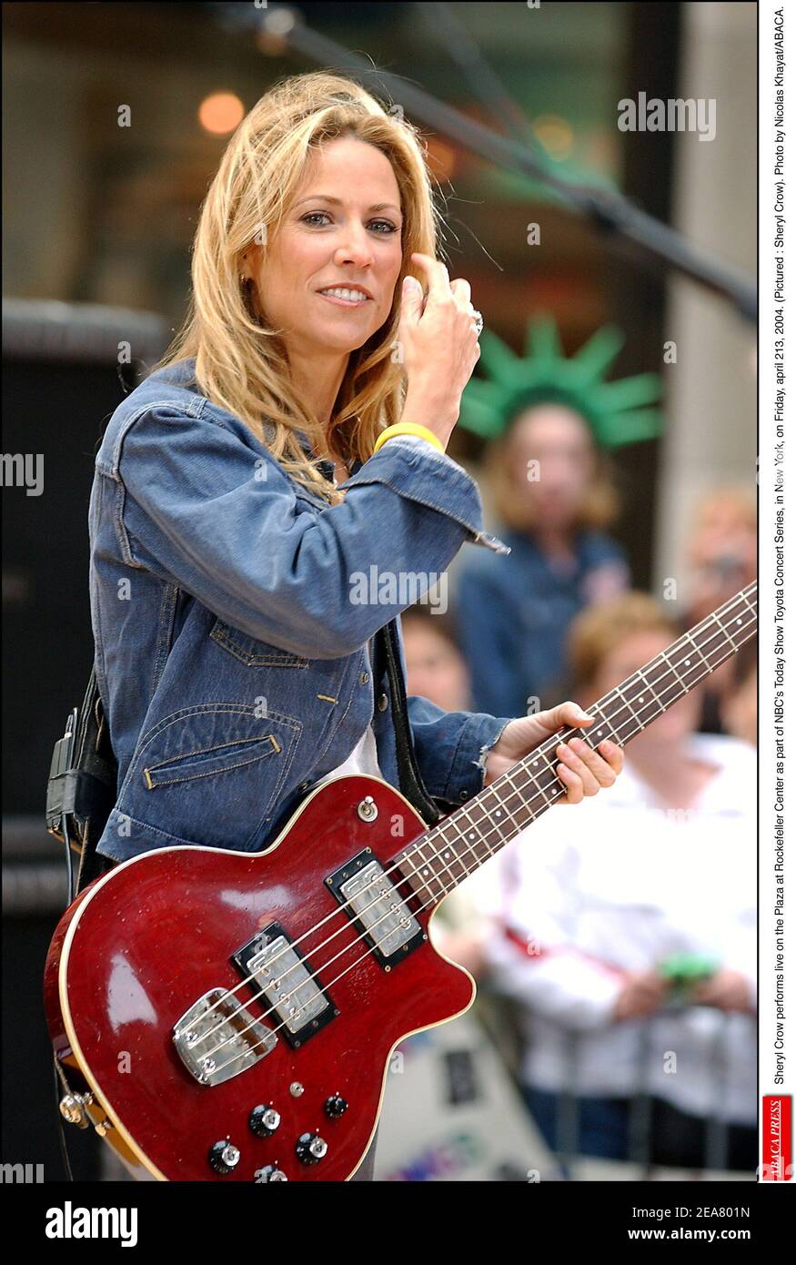 Sheryl Crow performs live on the Plaza at Rockefeller Center as part of