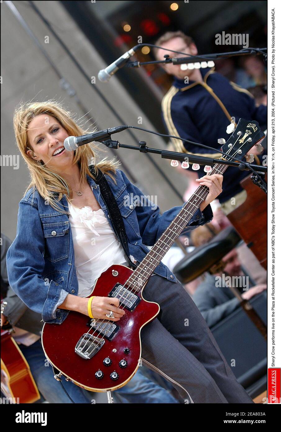 Sheryl Crow performs live on the Plaza at Rockefeller Center as part of