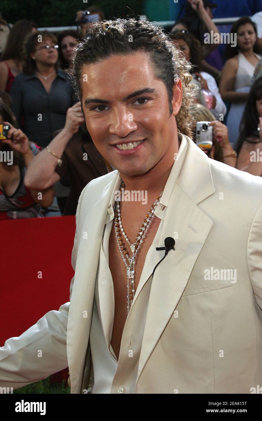 (Pictured: David Bisbal) at the Billboard Latin Music Awards at the