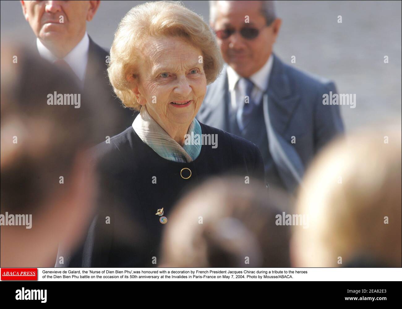 Genevieve de Galard, the 'Nurse of Dien Bien Phu',was honoured with a decoration by French Genevieve de Galard, the 'Nurse of Dien Bien Phu',was honoured with a decoration by French