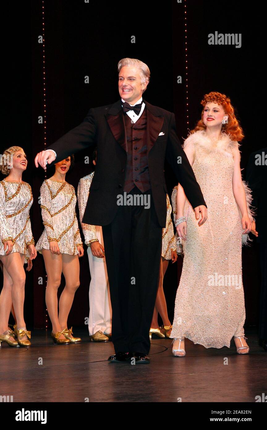 Patrick Cassidy during the curtain call of the new Broadway production 42nd street, at Ford Center, in New York, NY, USA - May 7, 2004. (pictured: Patrick Cassidy) Photo by Antoine Cau/Abaca Stock Photo