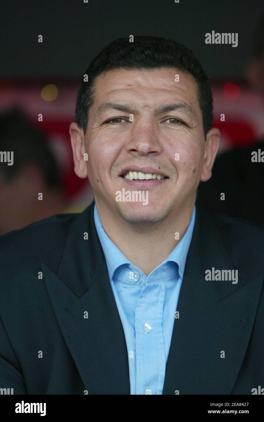 Former French rugbyman Abdelatif Benazzi attends the celebration of the 160th anniversary of the Parisian Francs-Bourgeois school to the benefit of charitable organizations at the Pershing stadium in Paris-France on Friday, May 14, 2004. Photo by Mousse/ABACA. Stock Photo