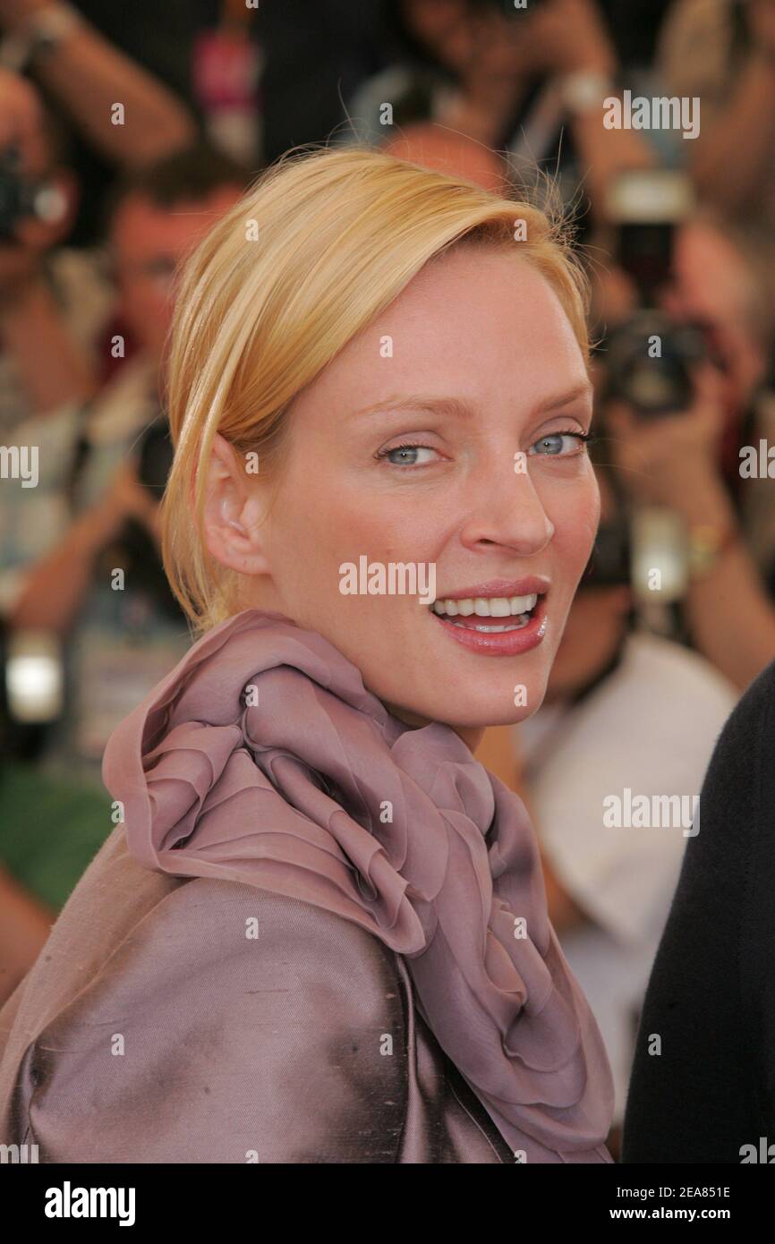 Us Actress Uma Thurman Poses At The Photocall Of The Last Quentin Tarantino Film Kill Bill 2 