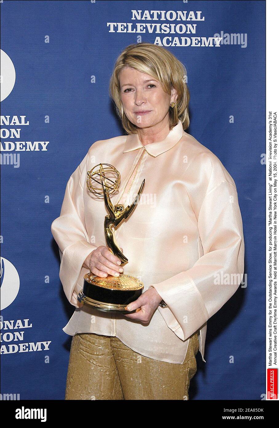 Martha Stewart wins Emmy for the Outstanding Service Show, for(00)