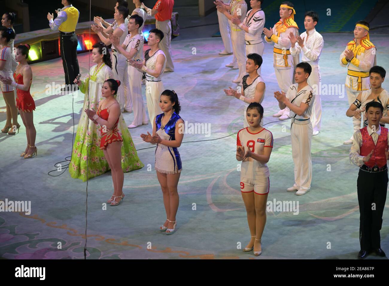 Pyongyang Circus Pyongyang state circus hi-res stock photography and images - Alamy