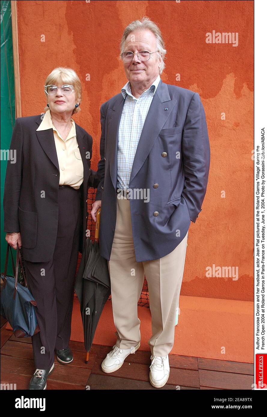 Jean Piat and his wife Francoise Dorin attending the premiere of the Kad  Merad's play 'Rendez Vous ' at the Theater of Paris in Paris, France on  September 27, 2010. Photo by