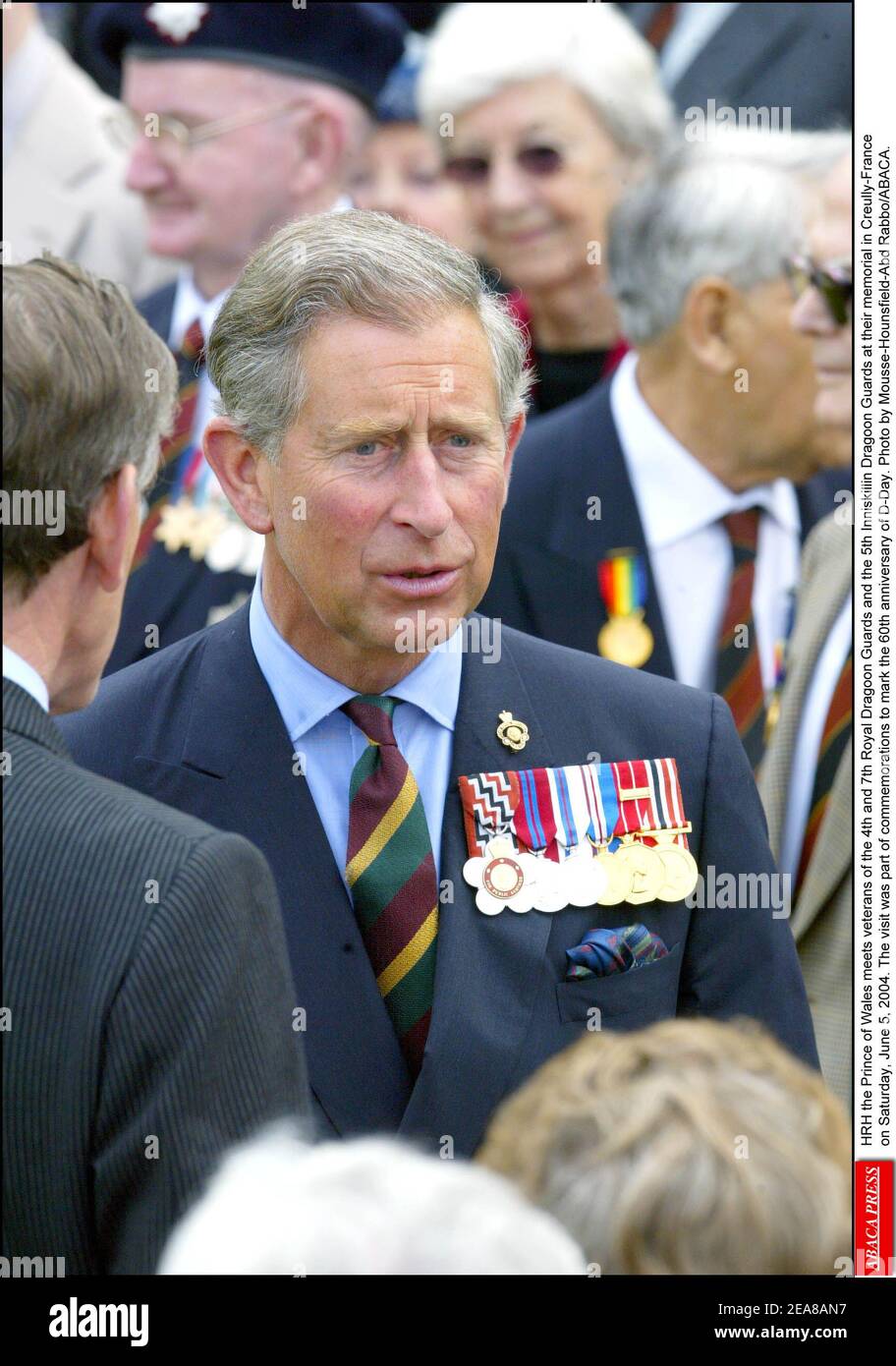 HRH the Prince of Wales meets veterans of the 4th and 7th Royal Dragoon ...