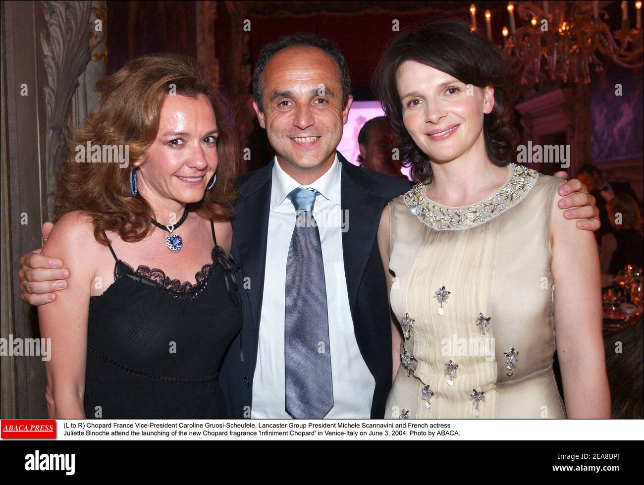 L to R Chopard France Vice President Caroline Gruosi Scheufele