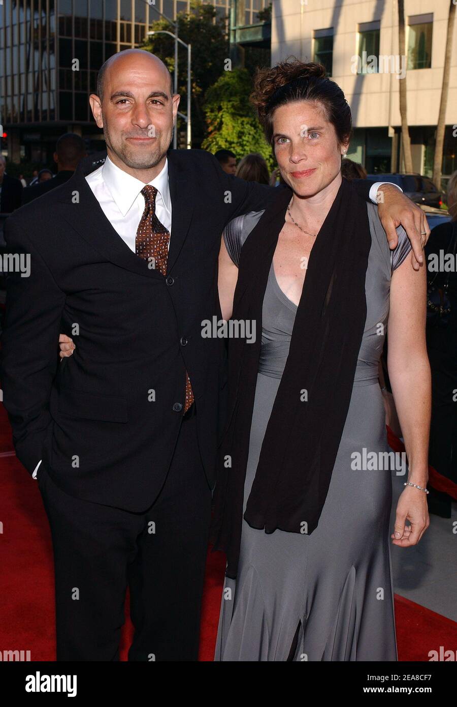 Stanley Tucci attends the premiere of The Terminal at the Academy of
