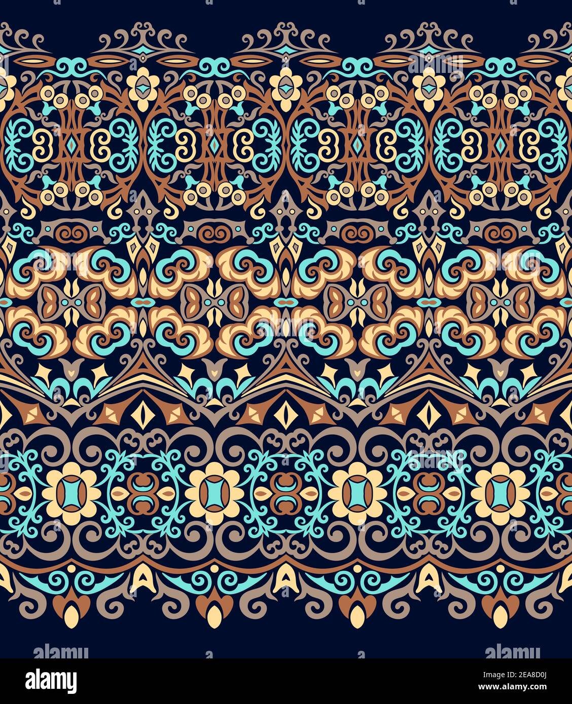 Vector abstract decorative ethnic ornamental illustration Stock Vector ...