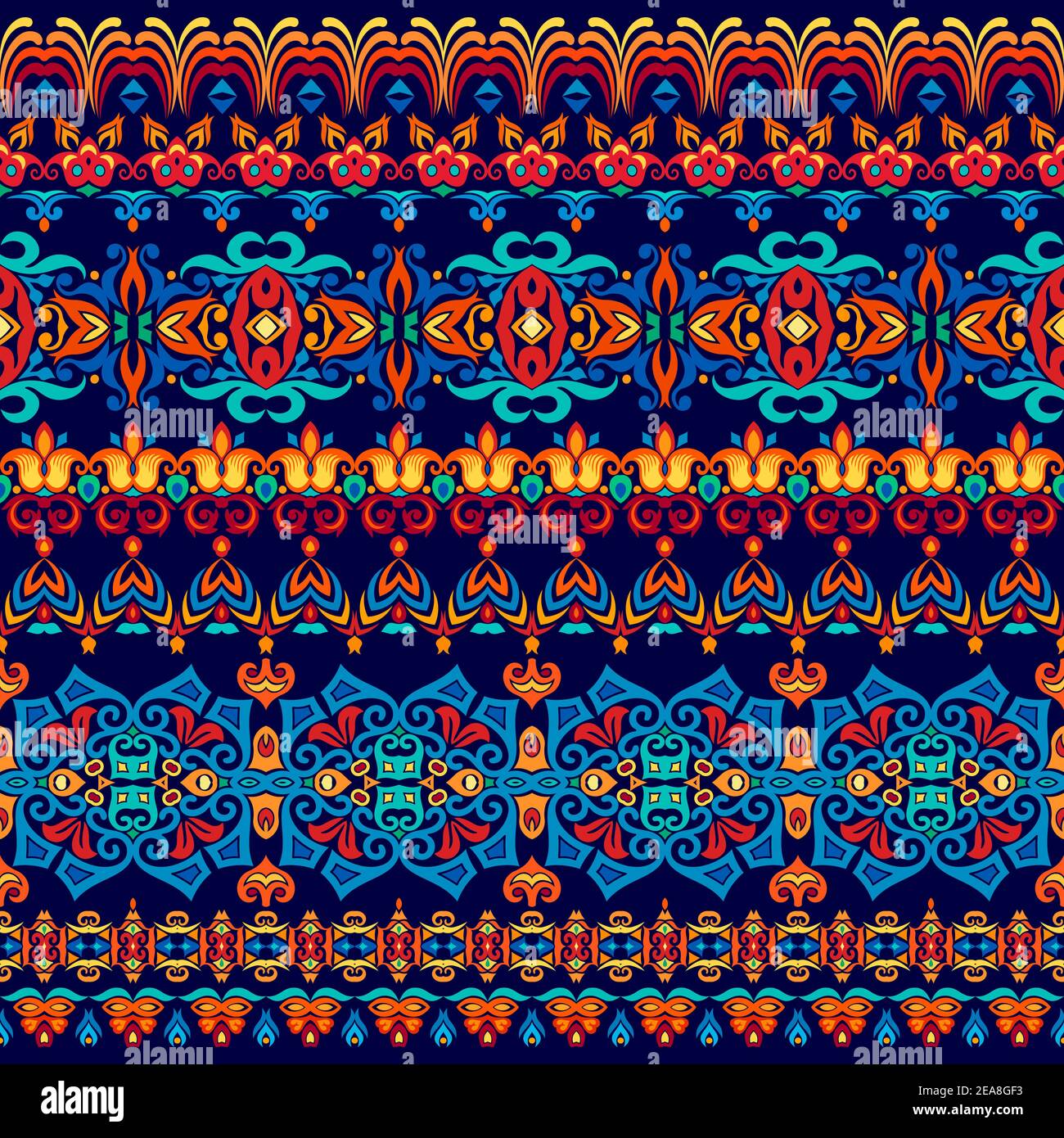 Vector abstract decorative ethnic ornamental illustration Stock Vector ...