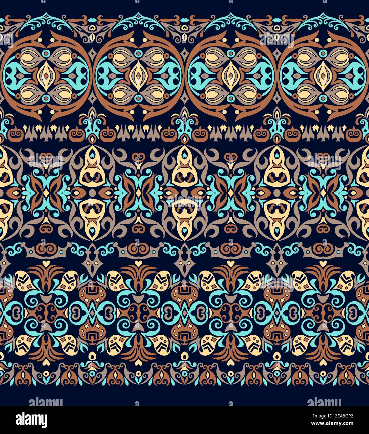 Vector abstract decorative ethnic ornamental illustration Stock Vector ...