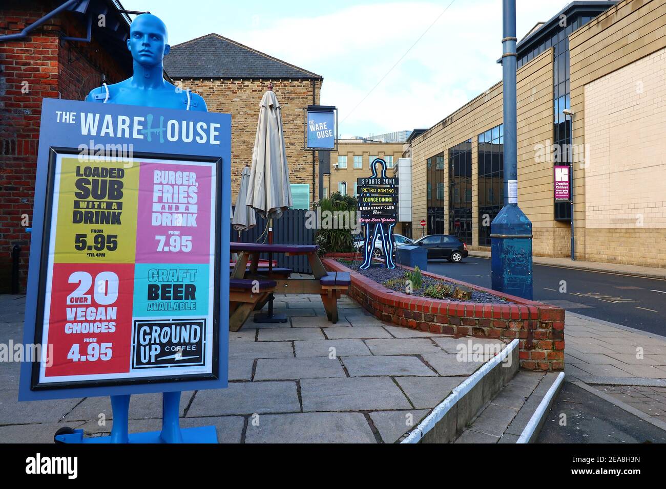 huddersfield town centre during covid 2020 Stock Photo Alamy