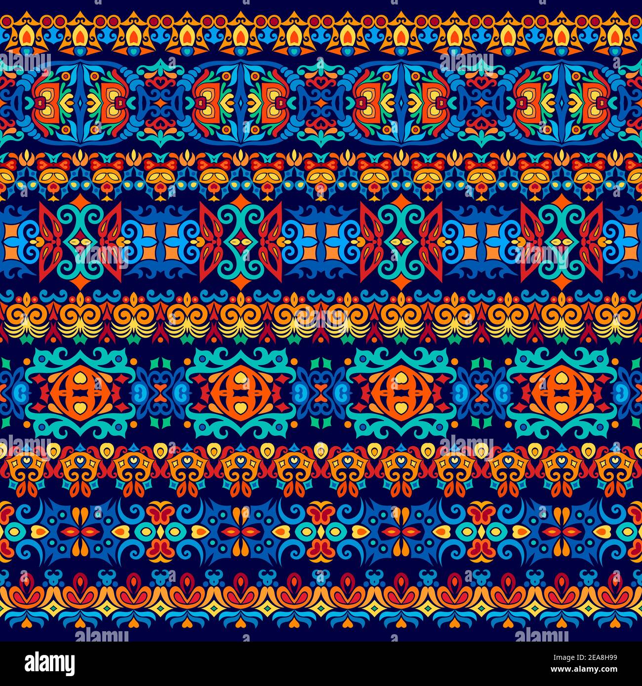 Vector abstract decorative ethnic ornamental illustration Stock Vector ...