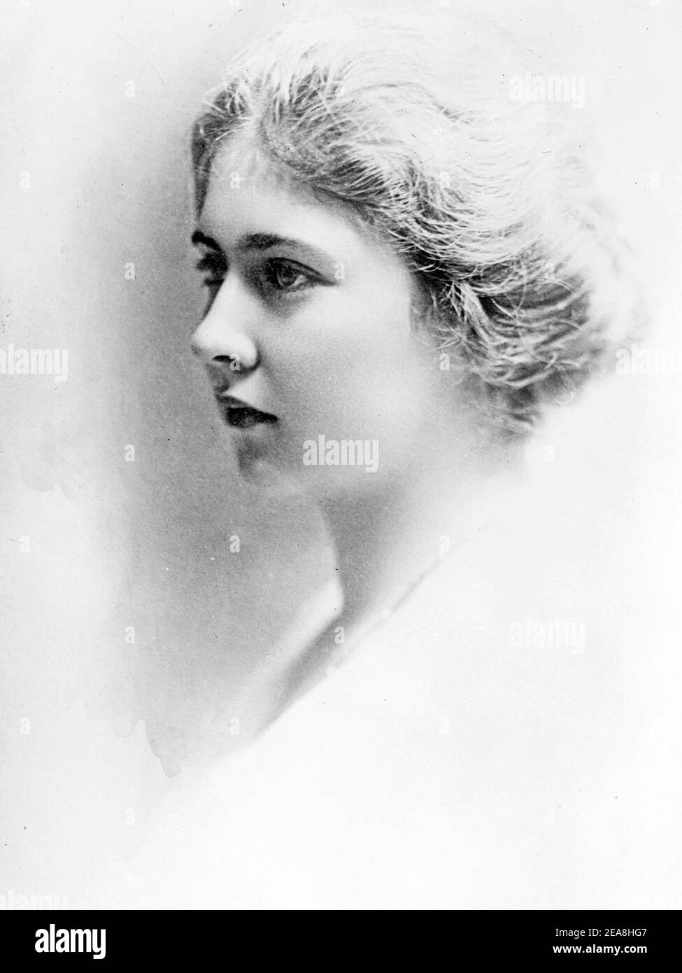 Photograph shows Queen Maria of Yugoslavia. She married King Alexander I of Yugoslavia in Belgrade on June 8th, 1922 - Circa 1925 Stock Photo