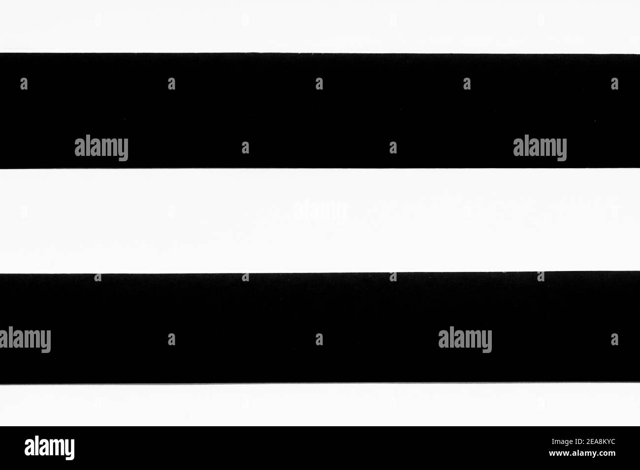 Black foil with a white horizontal line in the middle with space for ...
