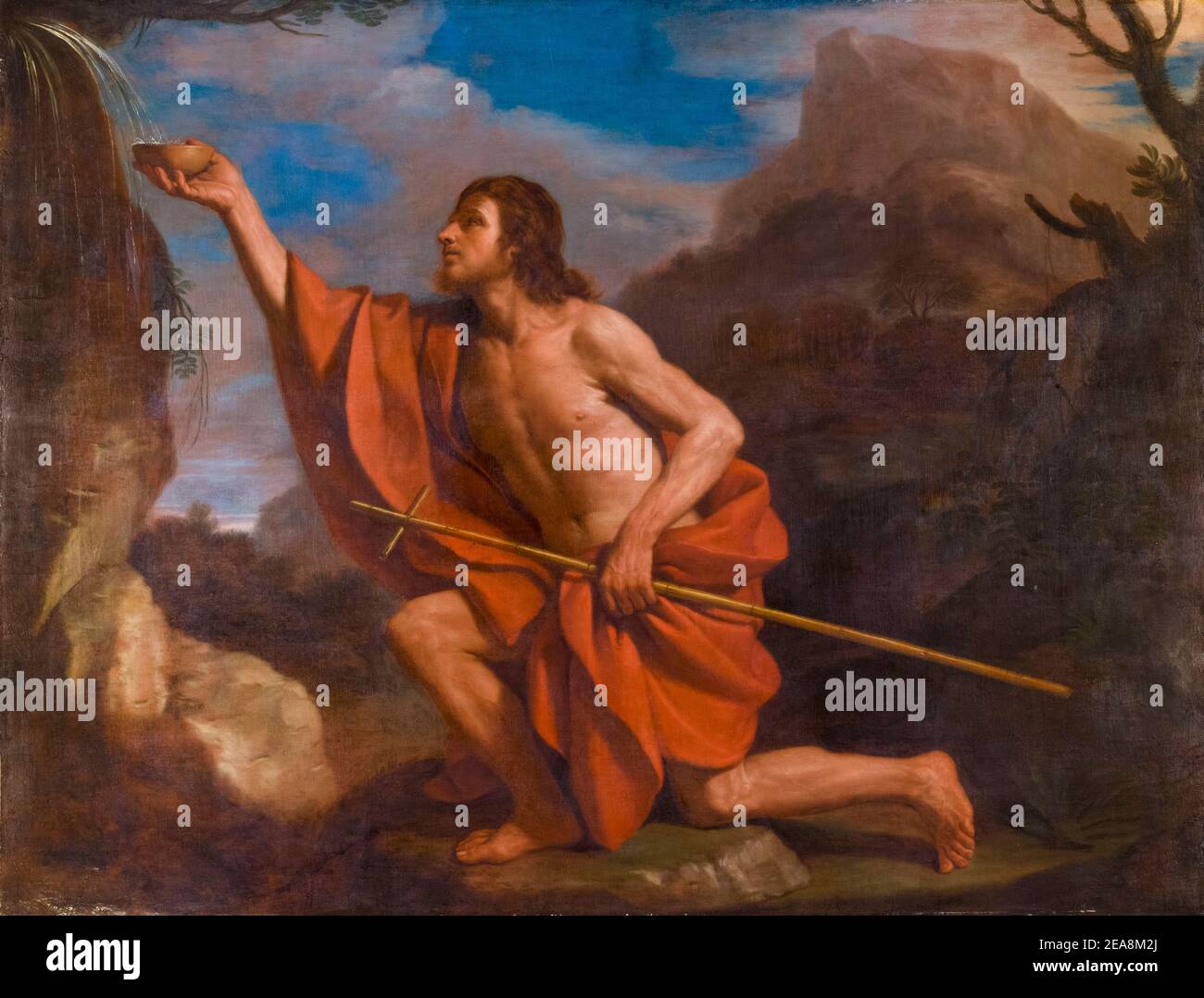 Saint John the Baptist in the Wilderness, painting by Giovanni