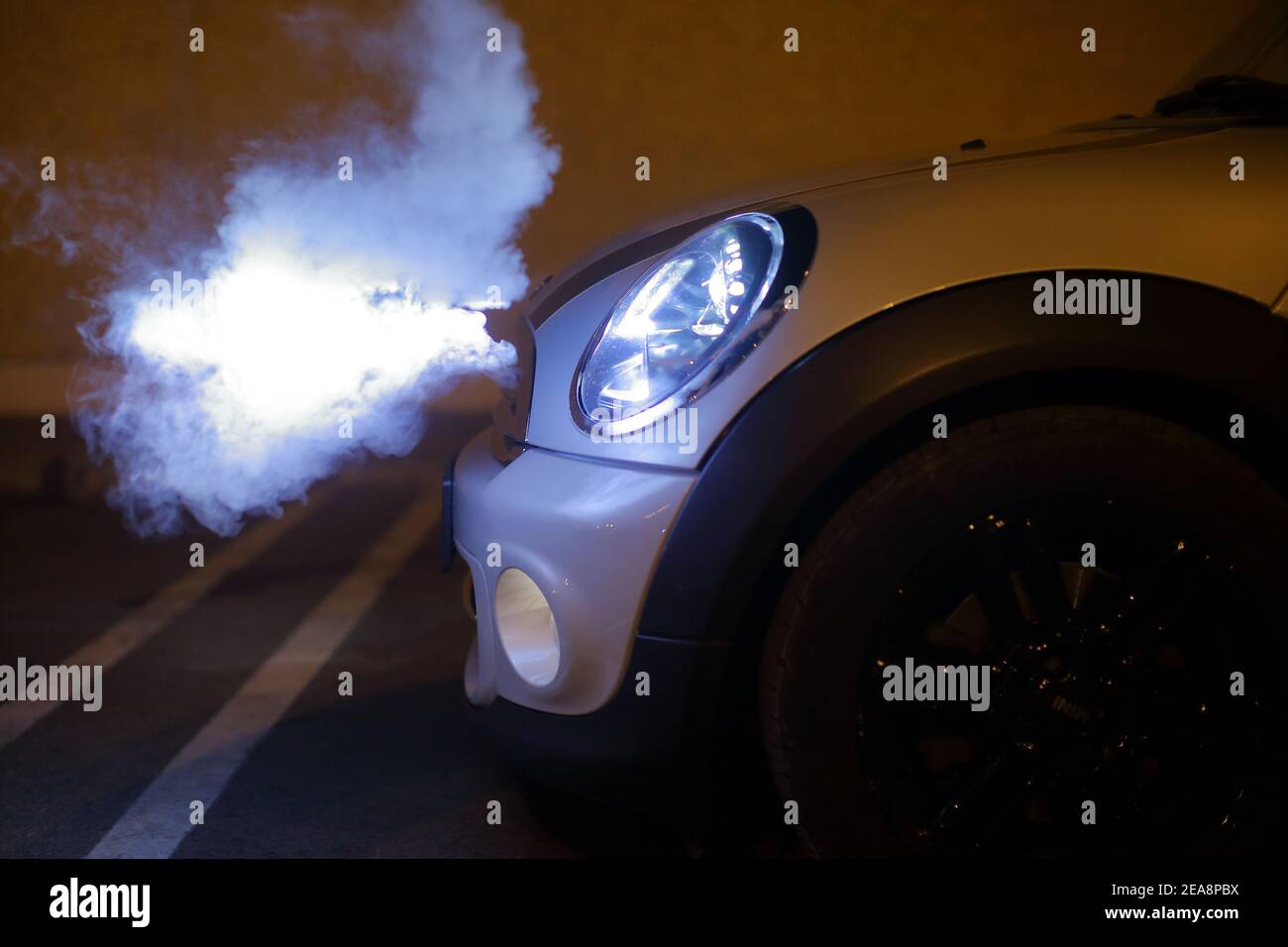 Car Parking Lights High Resolution Stock Photography and Images Alamy