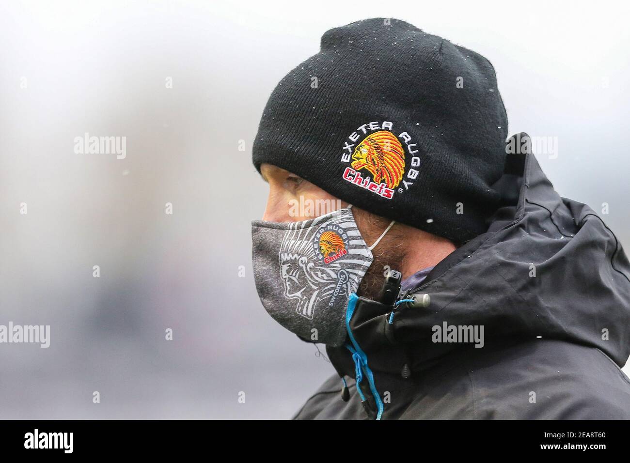 Exeter Chiefs coaching staff sporting 