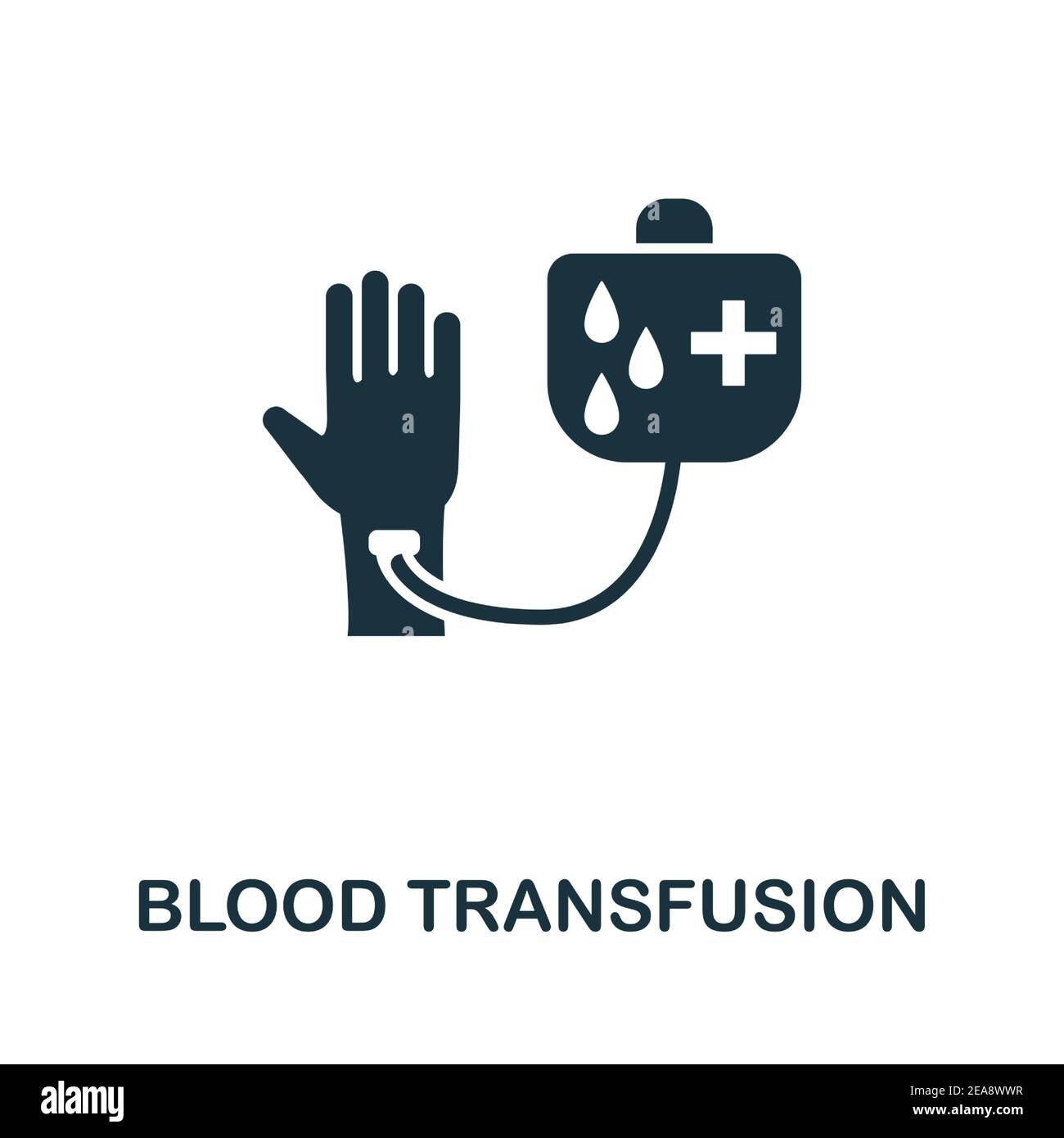 Blood Transfusion icon. Simple element from medical services collection