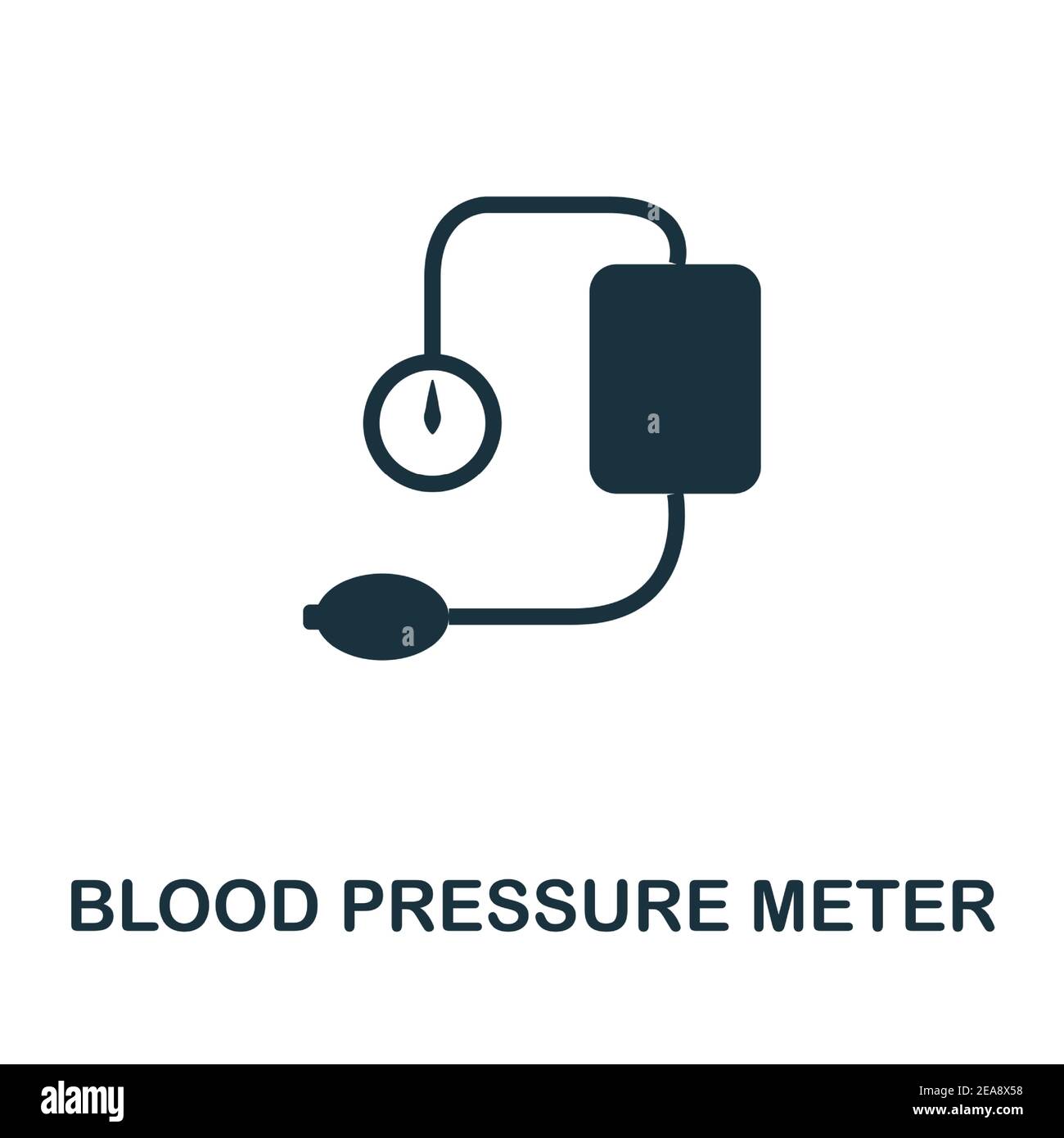 Blood Pressure Meter icon. Simple element from medical services ...