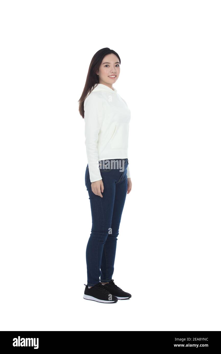 Black skinny model Cut Out Stock Images & Pictures - Alamy