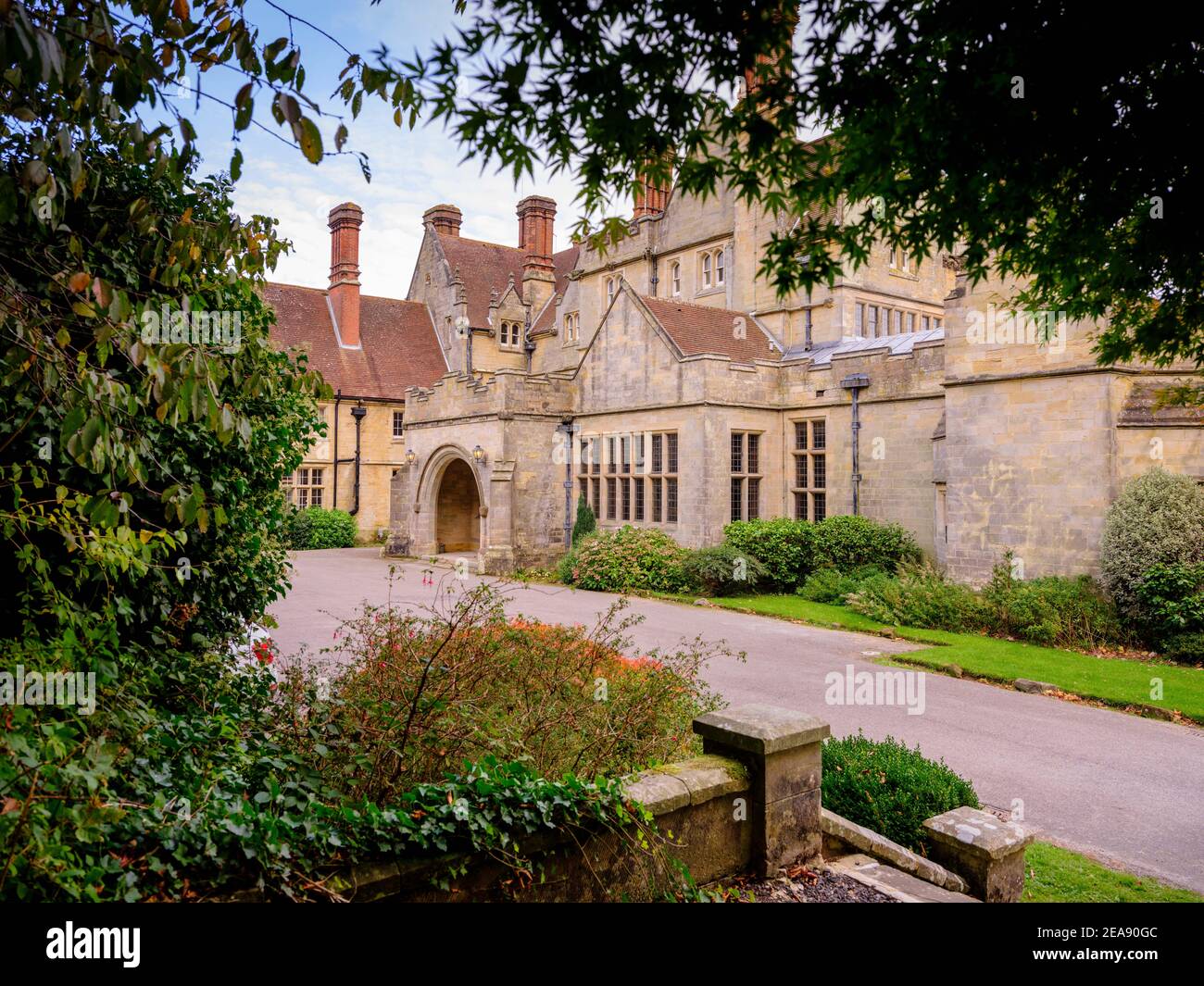 Balcombe Place in West Sussex. UK. Editorial use only. Stock Photo