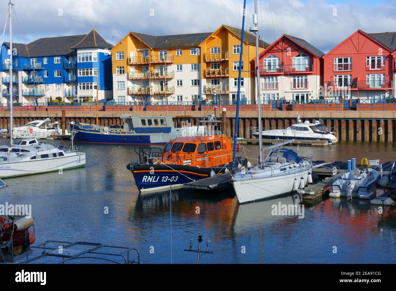 Exmouth Marina, East Devon, England, UK Stock Photo - Alamy