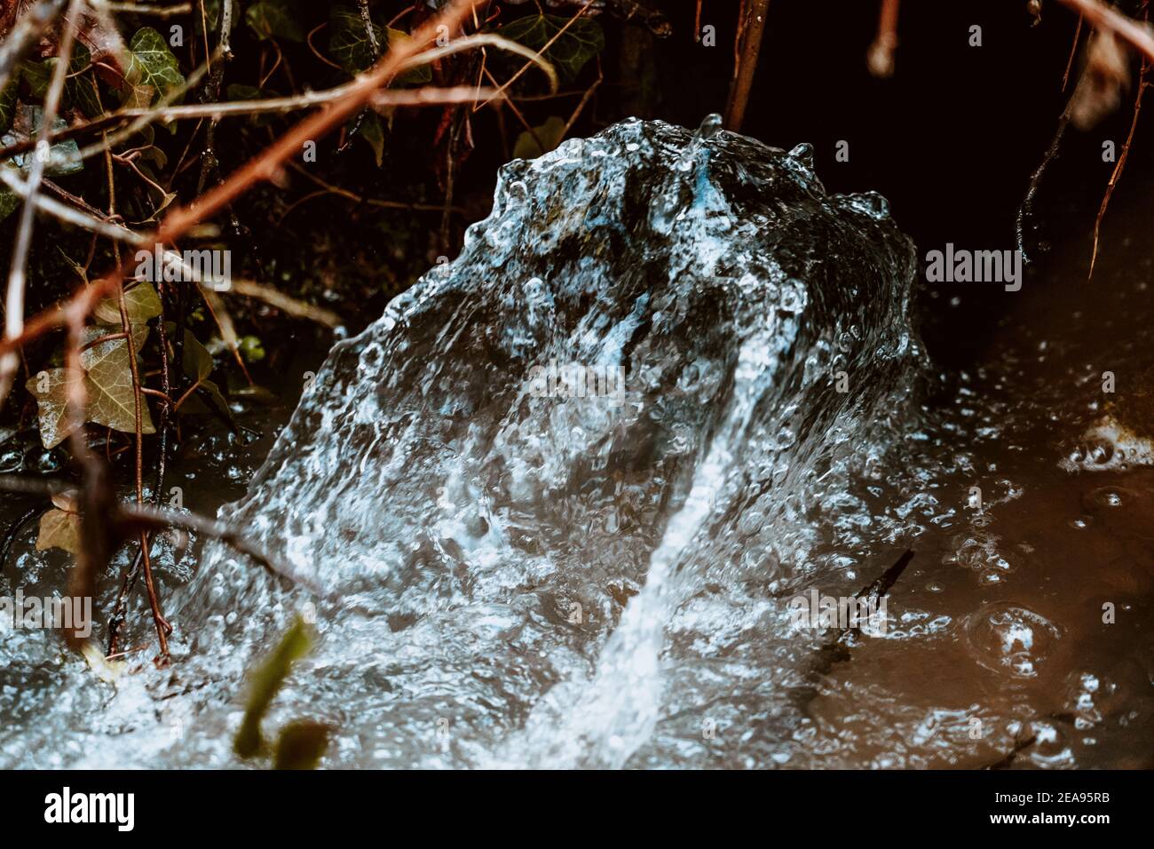 Closeup shot water stream hi-res stock photography and images - Alamy