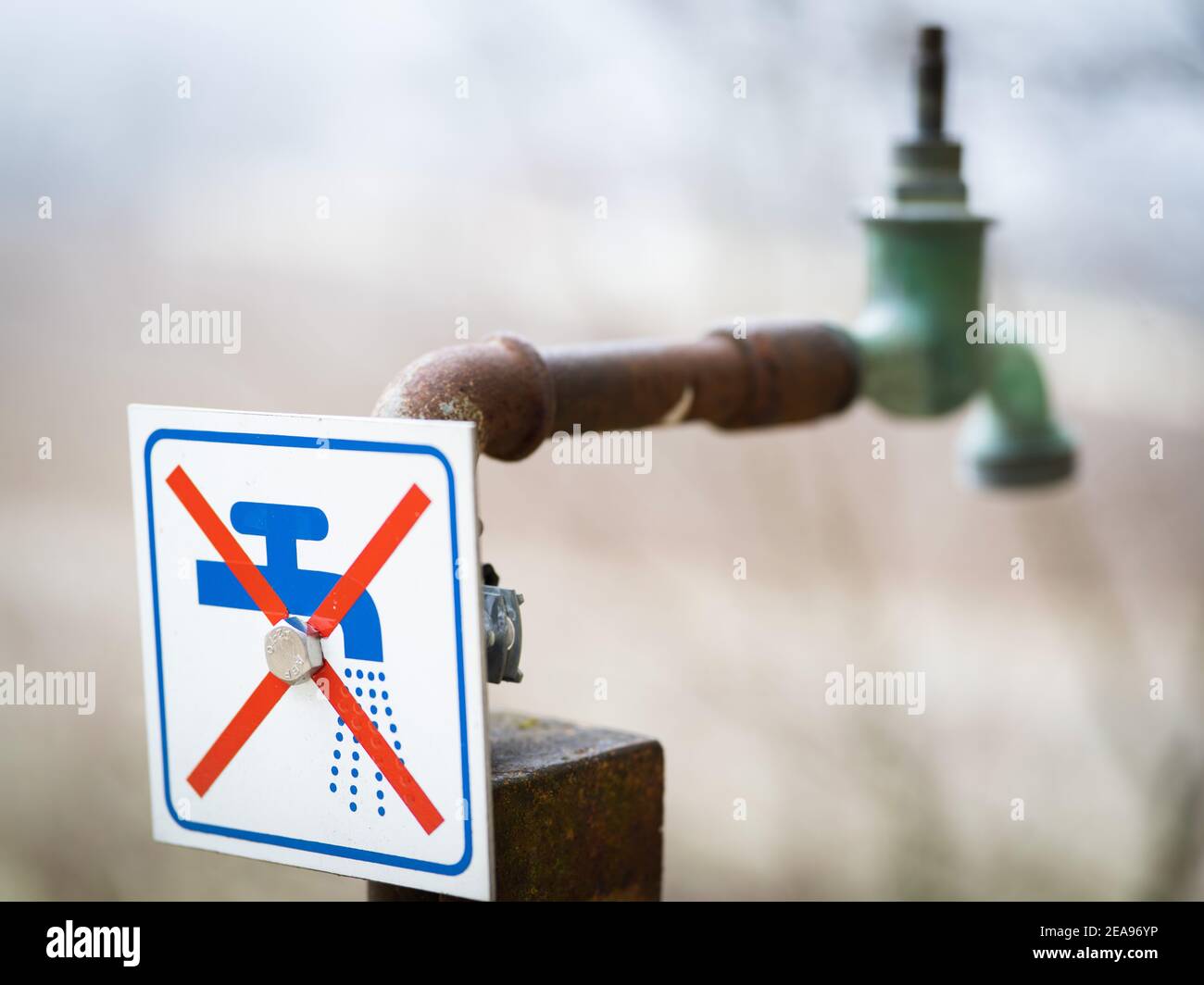 No drinking water Stock Photo Alamy
