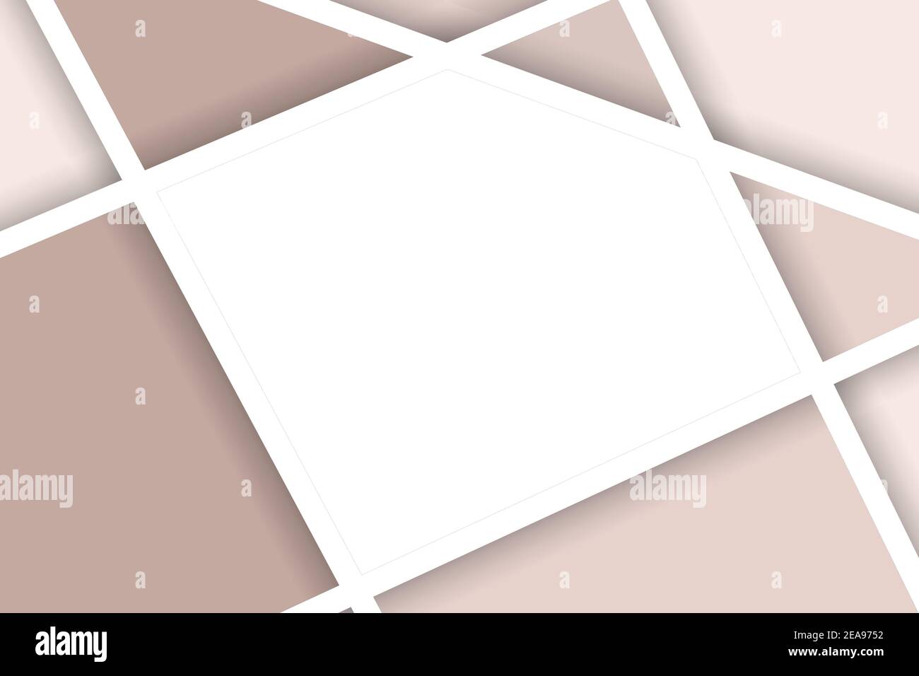 Paper Style 3d Rectangles White Background