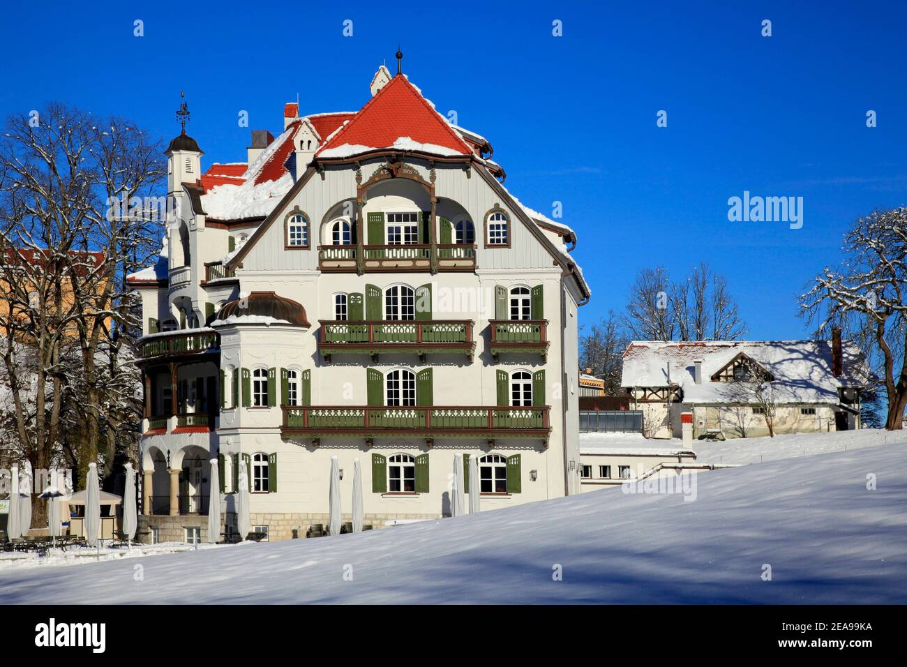 Museum of the Bavarian Kings in Hohenschwangau, Allgäu, Bavaria ...