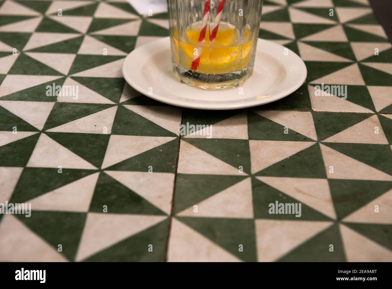 vintage tabletop, retro, tile, pattern Stock Photo Alamy