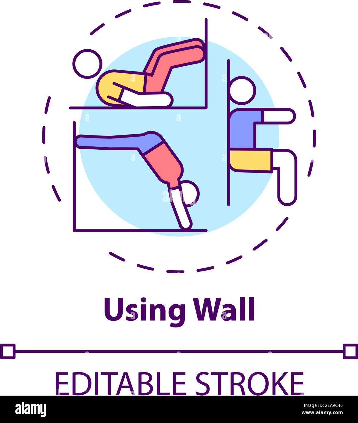 Using wall concept icon Stock Vector Image & Art - Alamy